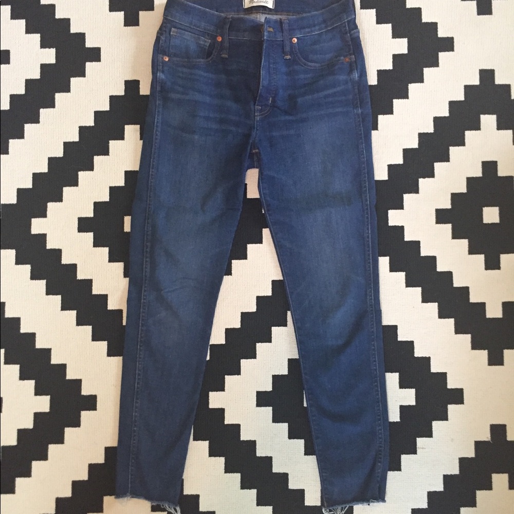 Madewell 9’ rise skinny jeans